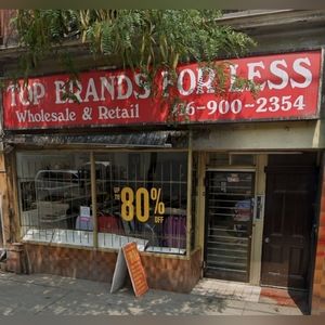 New designer clothes and shoes with tag